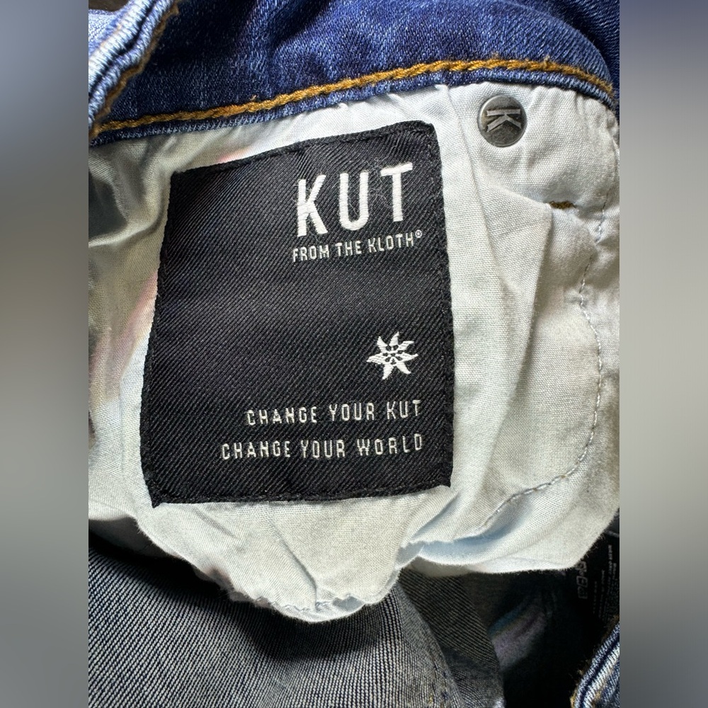 KUT From The Kloth Donna High Rise Ankle Skinny Jeans Boho Size 6 - Picture 10 of 12